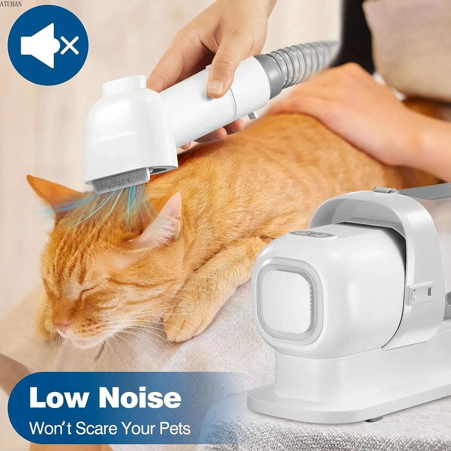 XL Pet Grooming Vacuum Kit
